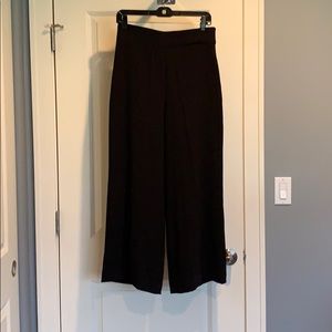 NWT Zara black wide leg trousers